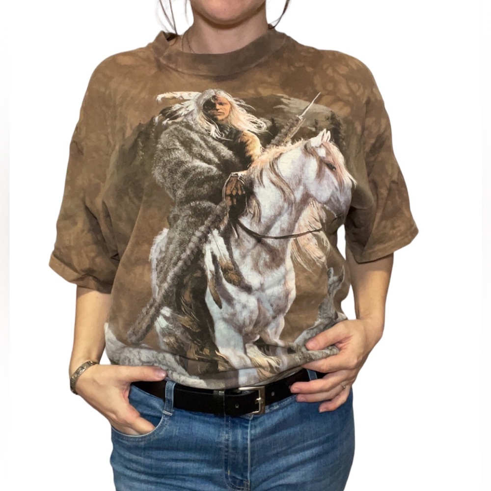 The Mountain - horse and wolf graphic tee